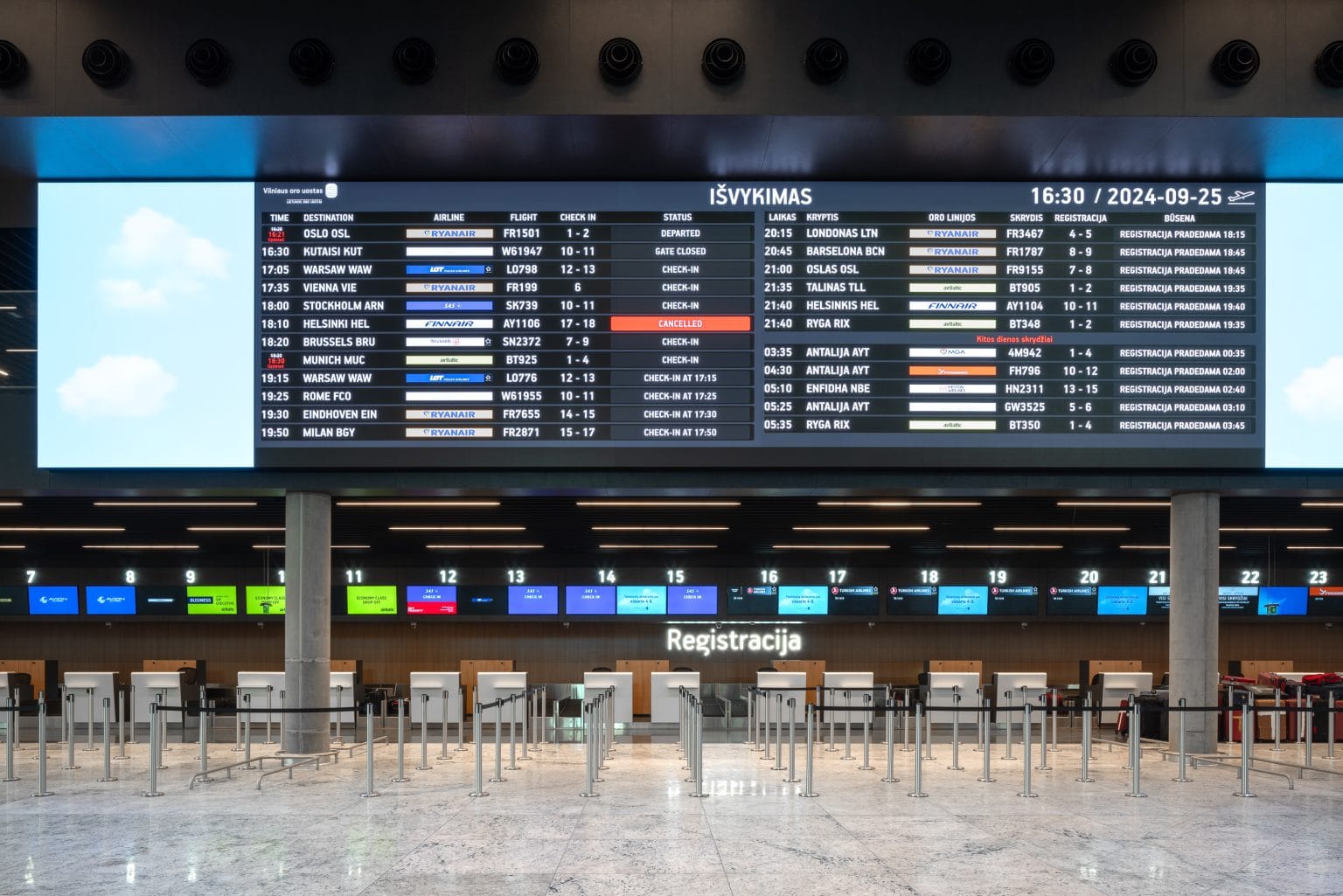 VNO T4 terminalo interjeras